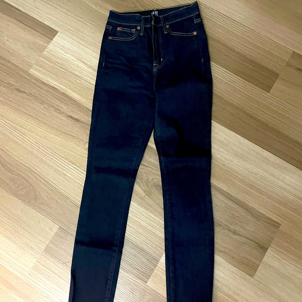 Gap high rise true skinny